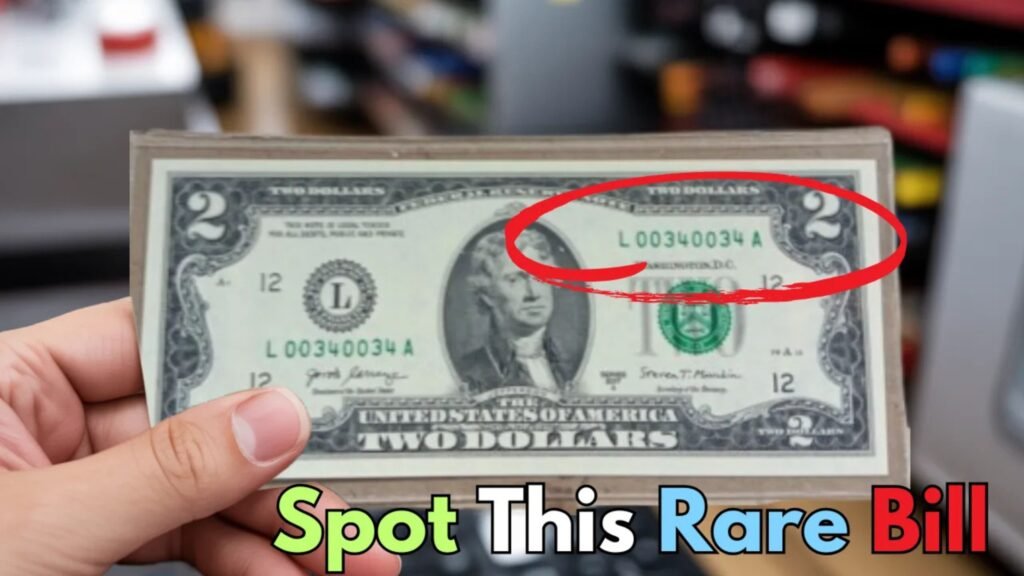 Found in Pocket: 2017A $2 Bill With Repeater Serial Number Valued at $27,500