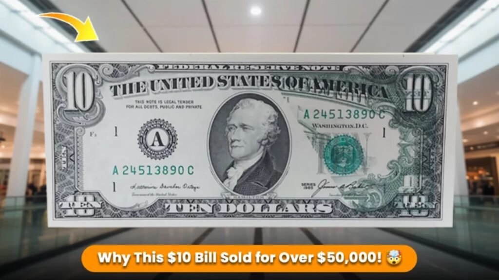 Got Change? This 2013 $10 Bill With Ink Error Could Be Worth Over $50,000