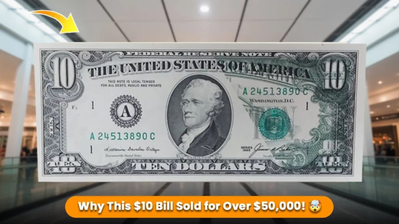 Got Change? This 2013 $10 Bill With Ink Error Could Be Worth Over $50,000
