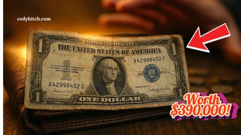 1935 $1 Silver Certificate Found In Pocket Change – Now Worth $390,000!